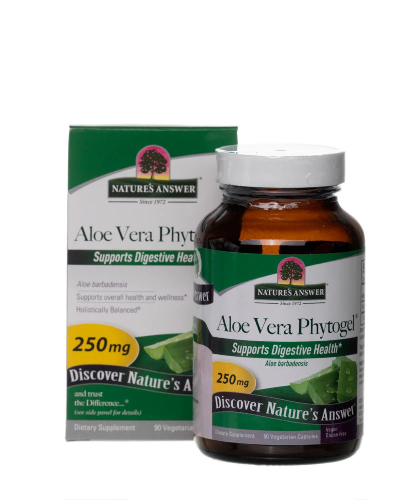 Nature's Answer Aloe Vera Phytogel? -- 250 mg - 90 Vegetarian Capsules
