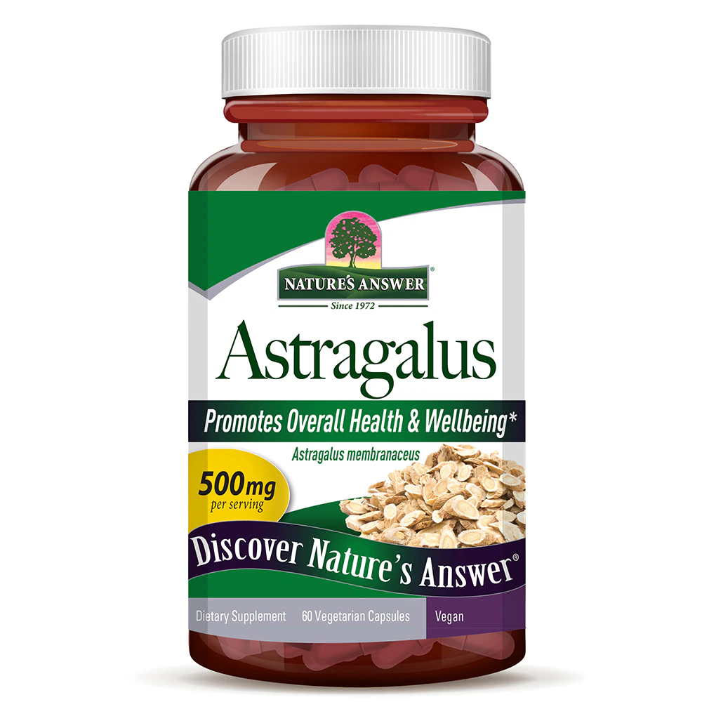 Nature's Answer Astragalus Root -- 60 Vegetarian Capsules