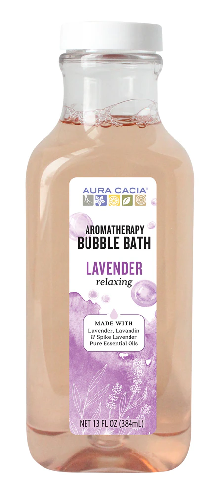Aura Cacia Aromatherapy Bubble Bath Relaxing Lavender -- 13 fl oz
