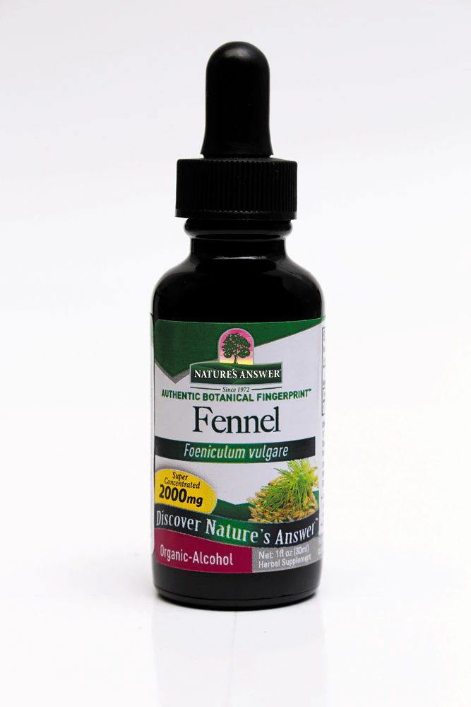 Nature's Answer Fennel -- 2000 mg - 1 fl oz