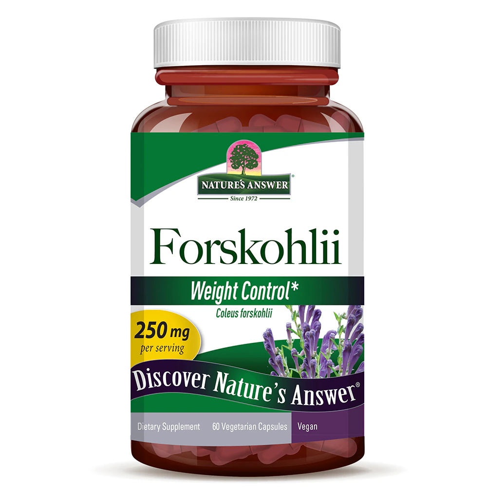 Nature's Answer Forskohlii -- 250 mg - 60 Vegetarian Capsules