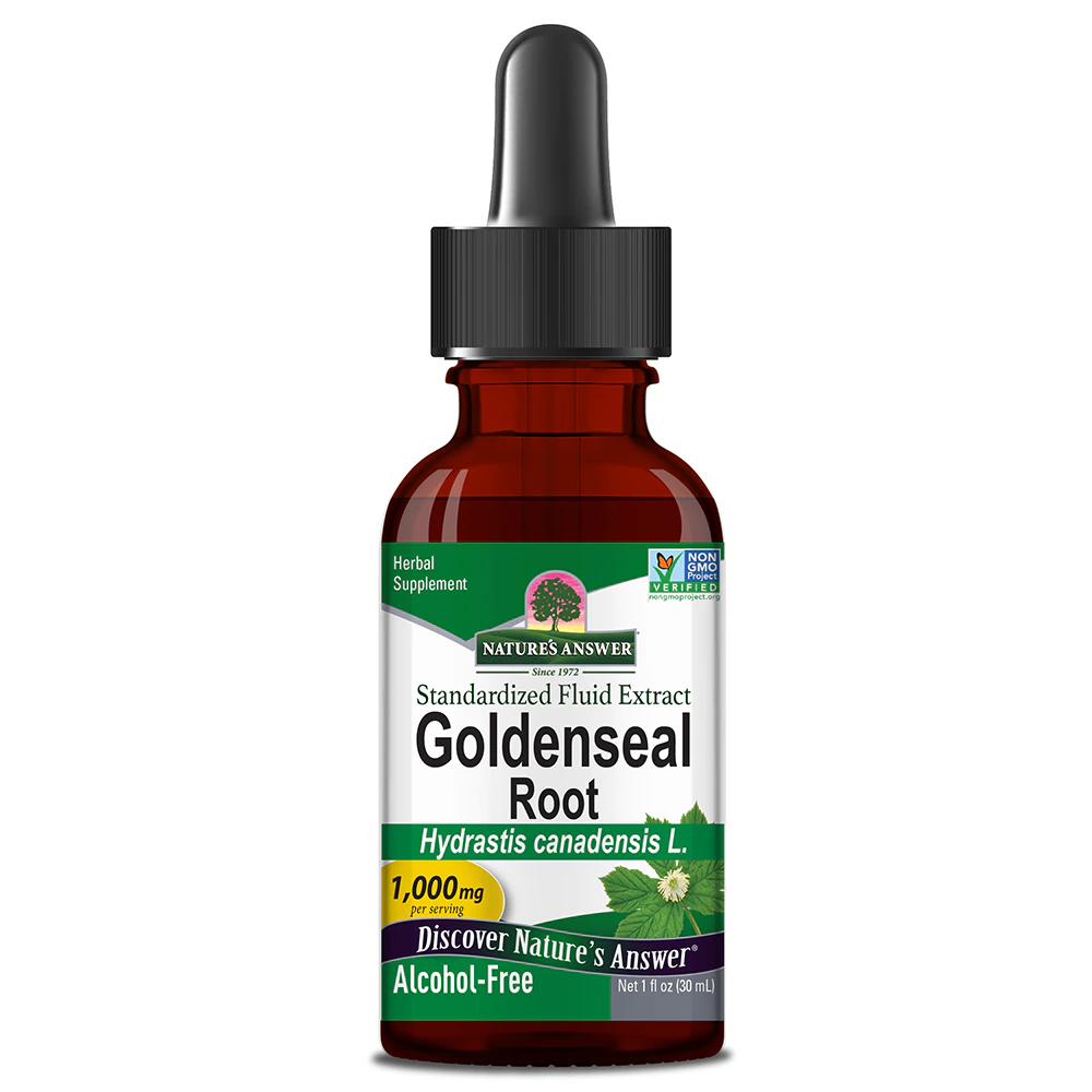 Nature's Answer Goldenseal Alcohol & Gluten Free -- 1 fl oz