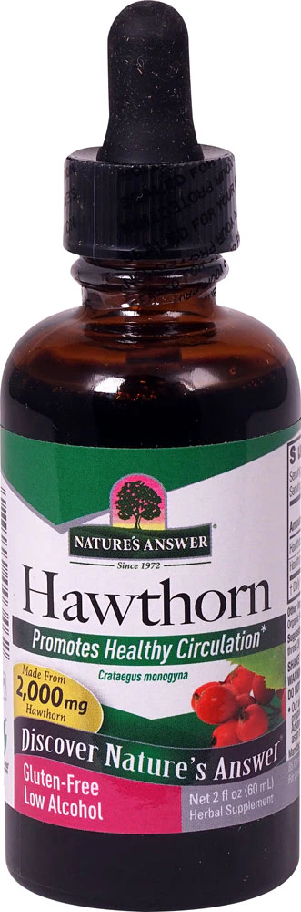Nature's Answer Hawthorn Herbal Supplement -- 2 fl oz