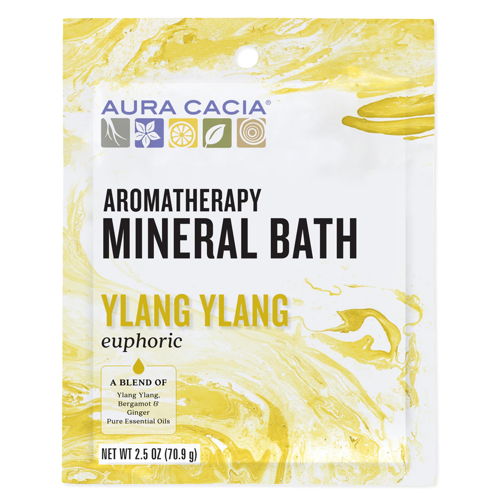 Aura Cacia Aromatherapy Mineral Bath Euphoria -- 2.5 oz