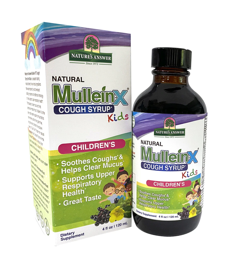Nature's Answer Kids Mullein-X Natural Cough Syrup -- 4 fl oz