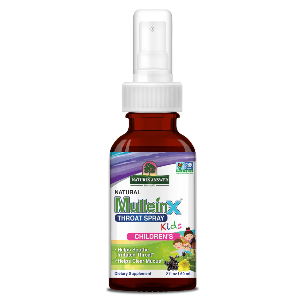 Nature's Answer Kids Mullein-X Throat Spray -- 2 fl oz
