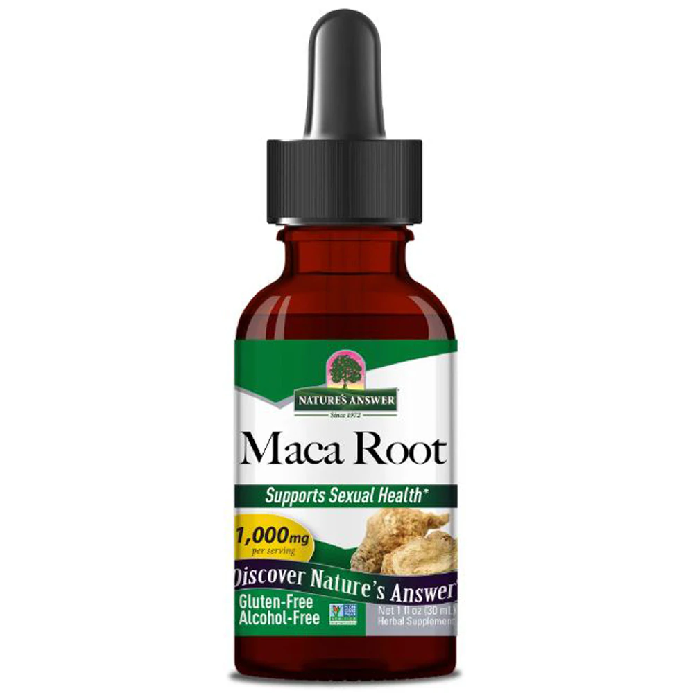 Nature's Answer Maca Root Liquid Extract Alcohol Free -- 1 fl oz