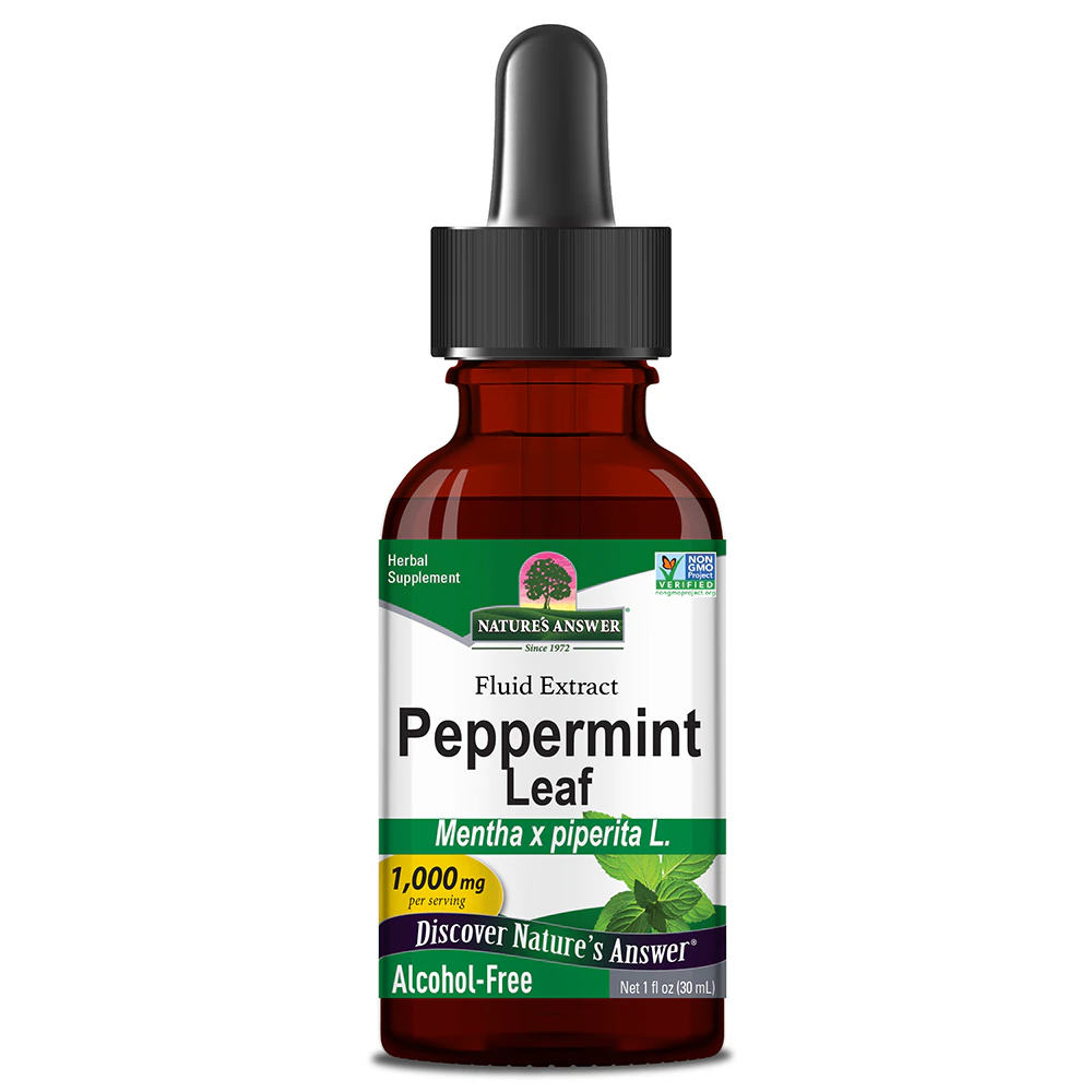 Nature's Answer Peppermint Leaf Alcohol Free -- 1 fl oz