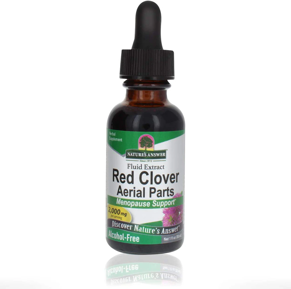 Nature's Answer Red Clover Aerial Parts -- 2000 mg - 1 fl oz