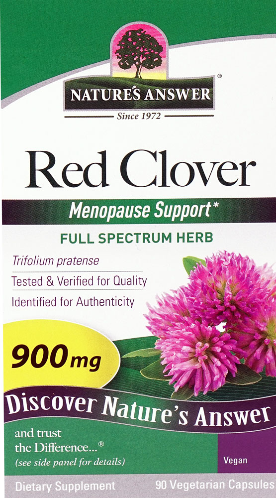 Nature's Answer Red Clover Menopause Support -- 90 Vegetarian Capsules