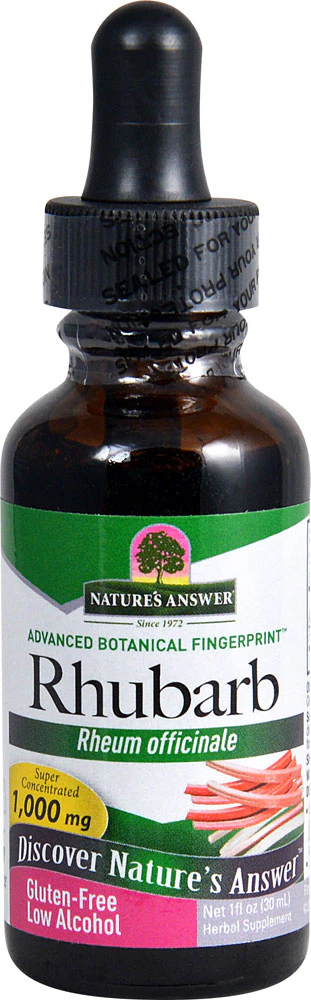 Nature's Answer Rhubarb Root -- 1 fl oz
