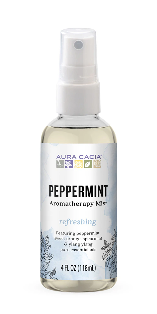 Aura Cacia Aromatherapy Mist Refreshing Peppermint -- 4 fl oz