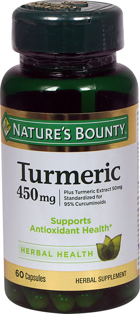 Nature's Bounty Turmeric -- 450 mg - 60 Capsules