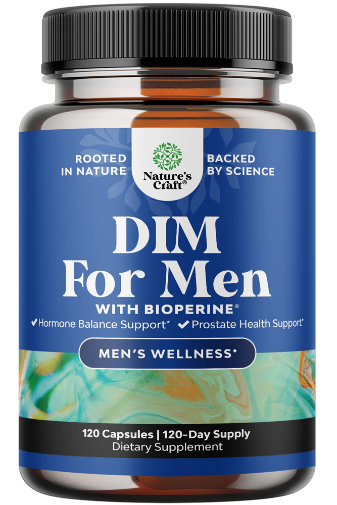 Nature's Craft DIM For Men -- 120 Capsules