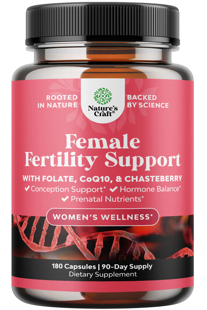 Nature's Craft Female Fertility Support -- 180 Capsules