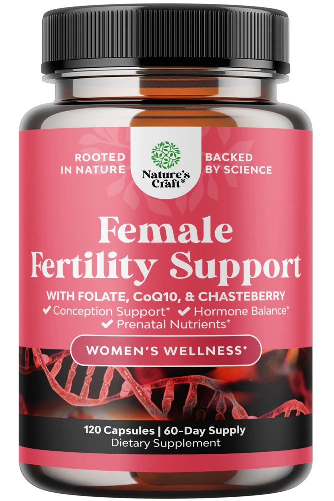 Nature's Craft Female Fertility Support -- 120 Capsules