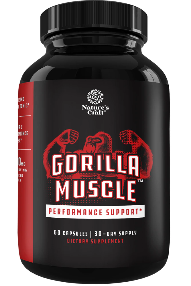 Nature's Craft Gorilla Muscle - Performance Support -- 60 Capsules
