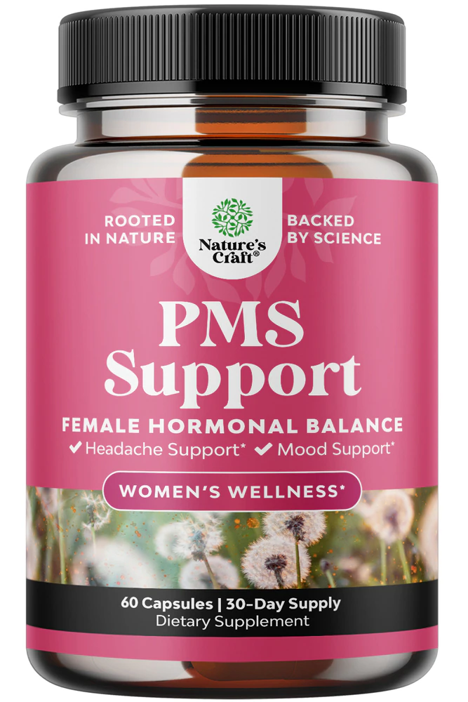 Nature's Craft PMS Support - Female Hormonal Balance -- 60 Capsules