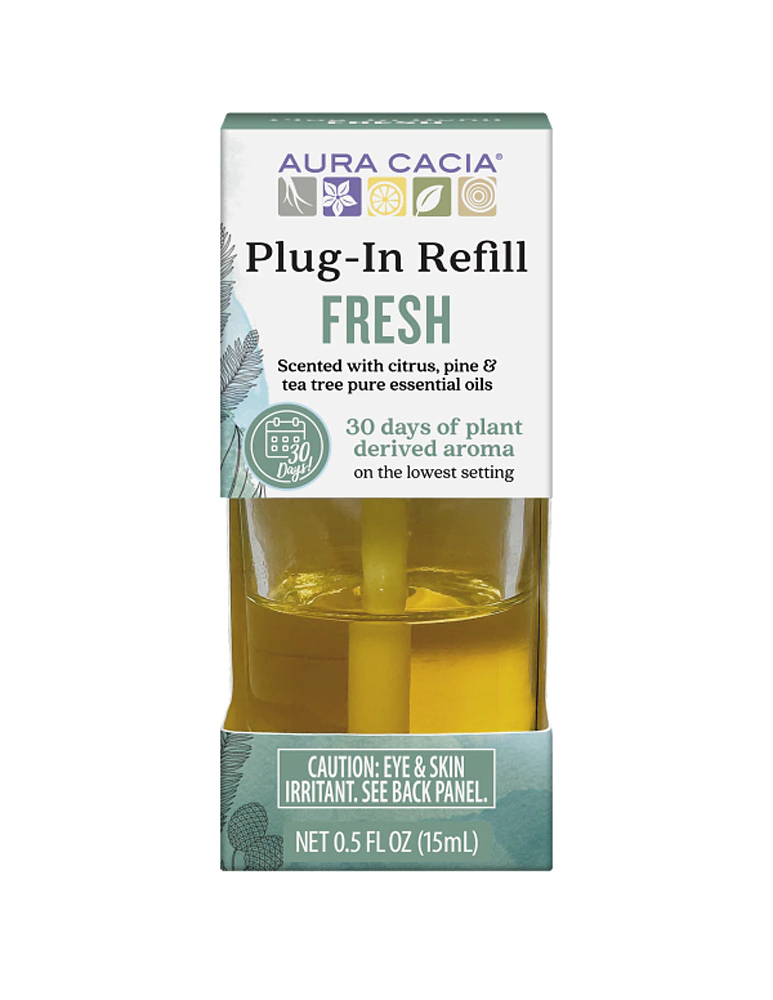 Aura Cacia Essential Oil Plug-In Refill - Fresh -- 0.5 fl oz