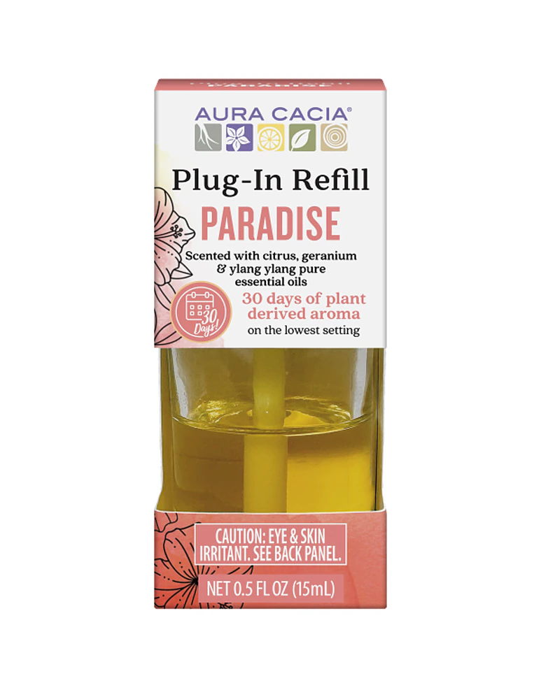 Aura Cacia Essential Oil Plug-In Refill - Paradise -- 0.5 fl oz