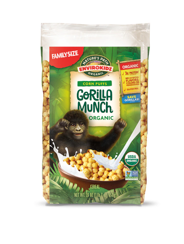 Nature's Path EnviroKidz Gorilla Munch Cereal Eco-Pac -- 23 oz