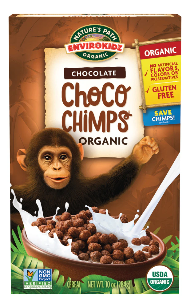 Nature's Path Envirokidz Organic Choco Chimps Cereal Chocolate -- 10 oz