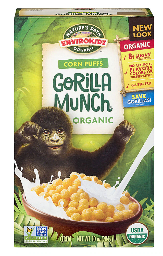 Nature's Path EnviroKidz Organic Gorilla Munch Cereal -- 10 oz