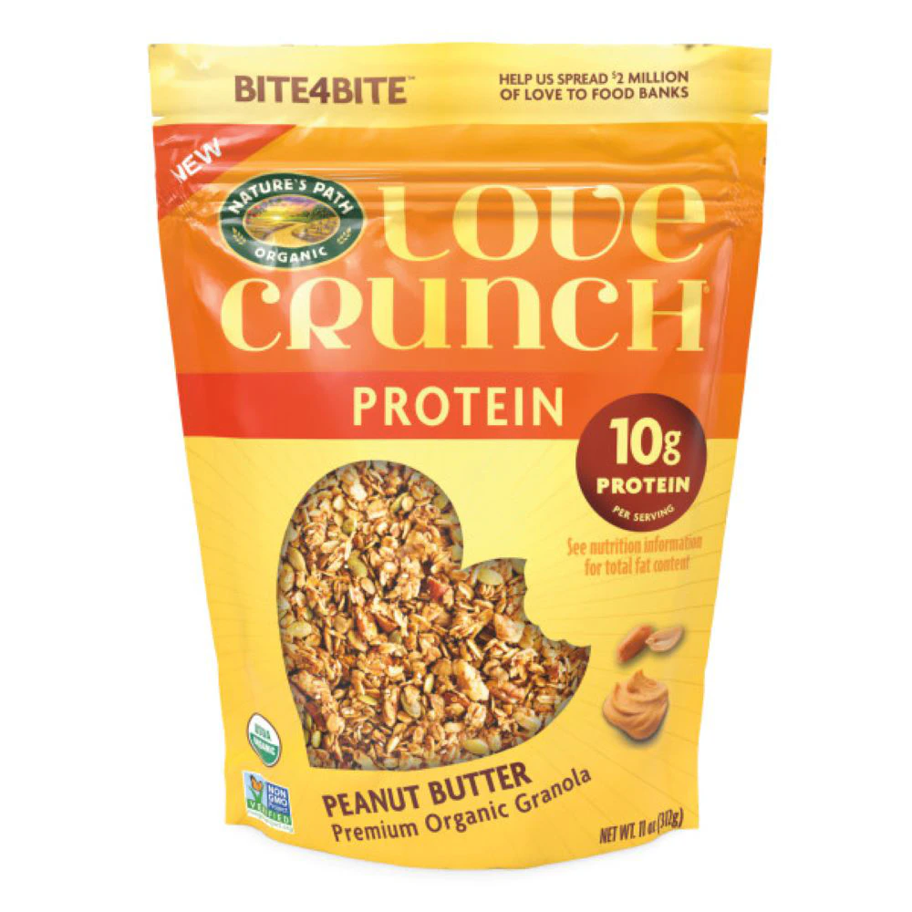Nature's Path Love Crunch Protein Granola Organic Peanut Butter -- 11 oz