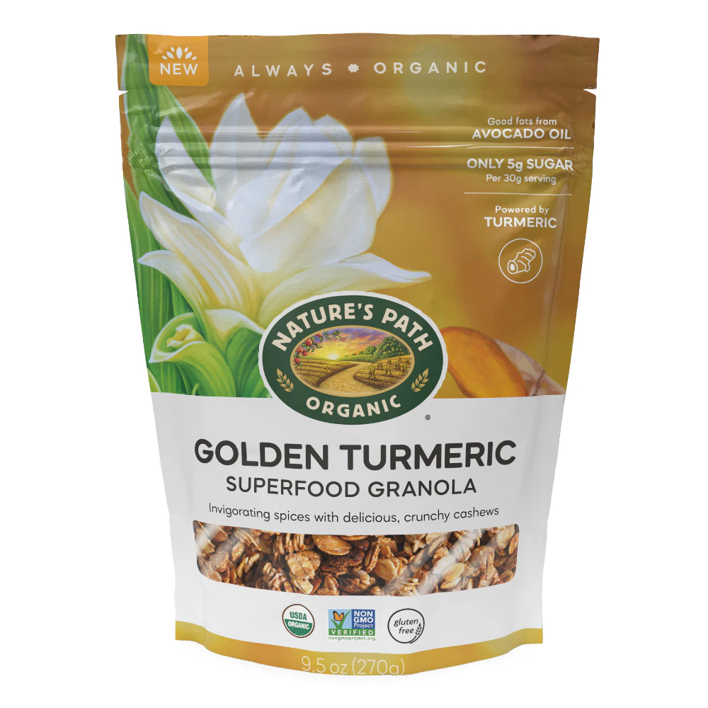 Nature's Path Superfood Granola Golden Turmeric -- 9.5 oz