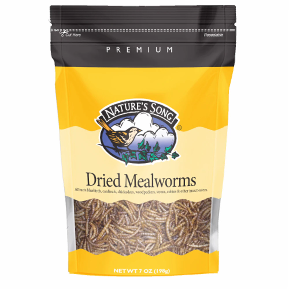 Nature's Song Dried Mealworms Wild Bird Food -- 7 oz