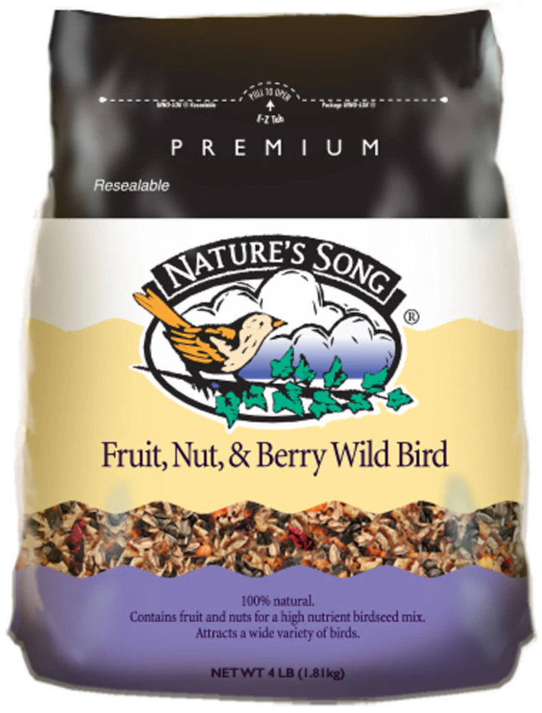 Nature's Song Fruit Nut & Berry Wild Bird Food -- 4 lb