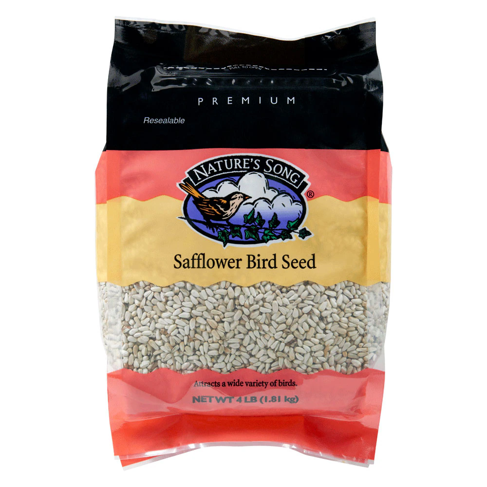 Nature's Song Wild Bird Food Safflower Bird Seed -- 4 lb