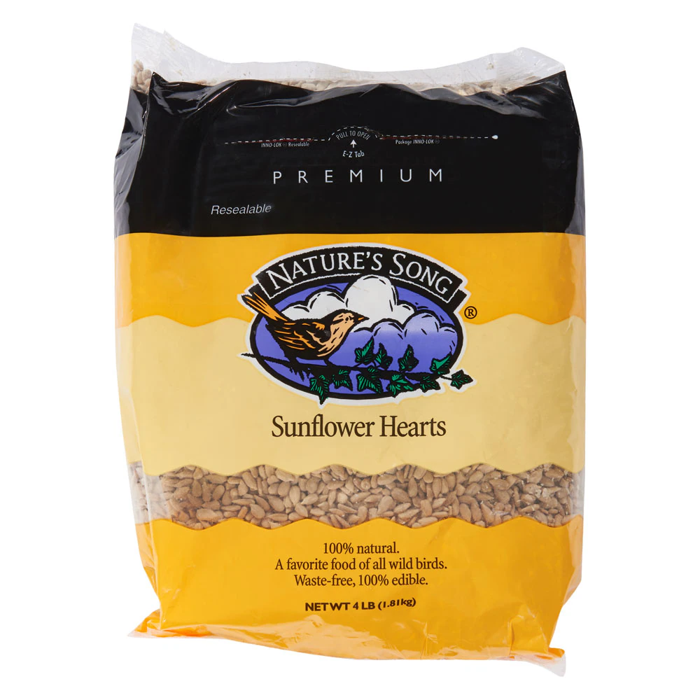 Nature's Song Wild Bird Food Sunflower Hearts -- 4 lb