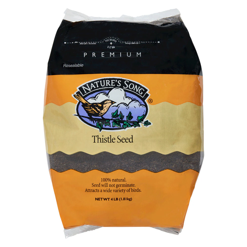 Nature's Song Wild Bird Food Thistle Seed -- 4 lb