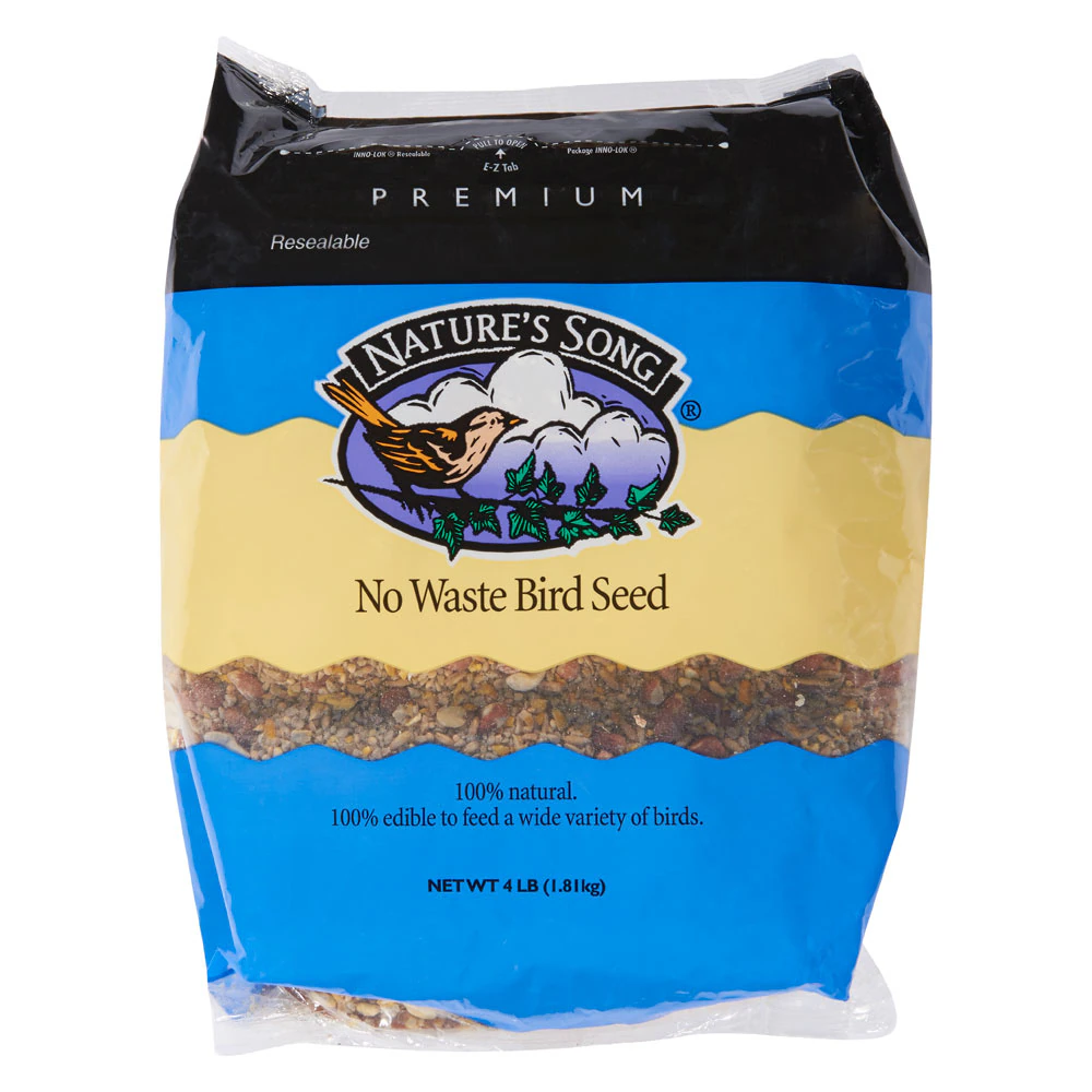 Nature's Song Wild Bird No Waste Bird Seed -- 4 lb