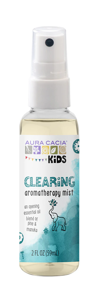 Aura Cacia Kids Clearing Aromatherapy Mist Pine Citrus -- 2 fl oz