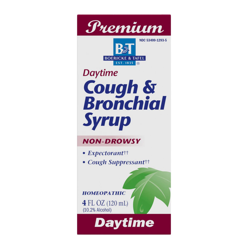 Nature's Way Boericke & Tafel Cough & Bronchial Syrup Daytime -- 4 fl oz