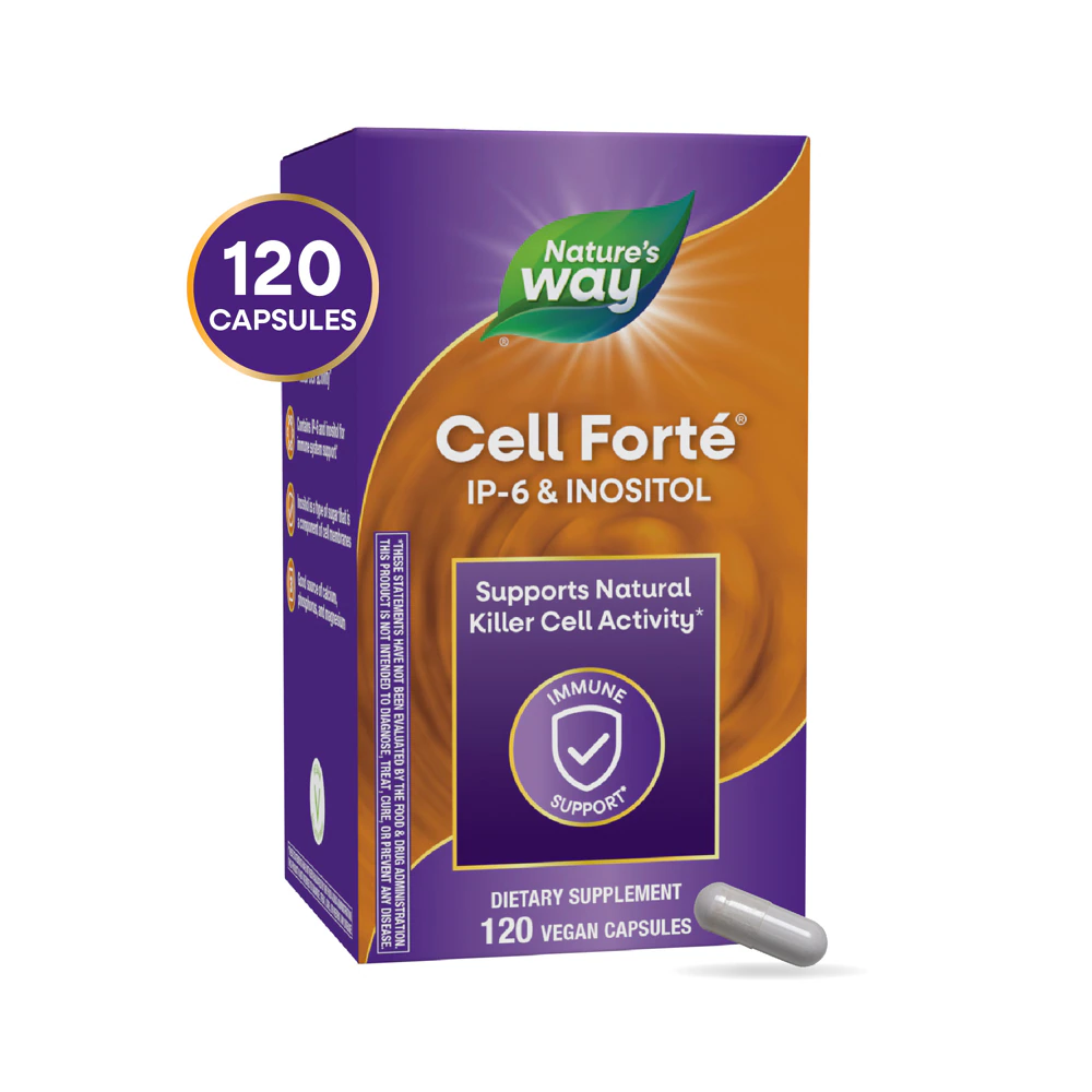 Nature's Way Cell Fort IP-6 & Inositol Supplement - Immune Support - with Magnesium -- 120 Vegan Capsules