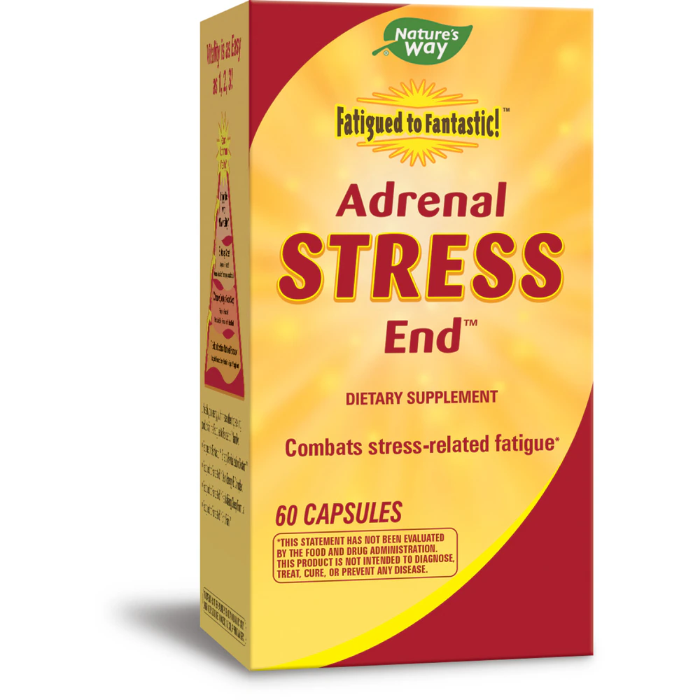 Nature's Way Fatigued to Fantastic! - Adrenal Stress End - with Vitamins B6 & C -- 60 Capsules