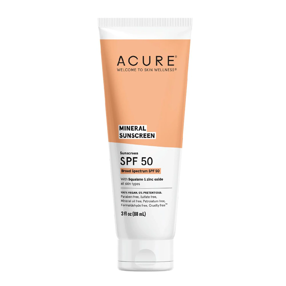 Acure Mineral Sunscreen SPF 50 -- 3 fl oz