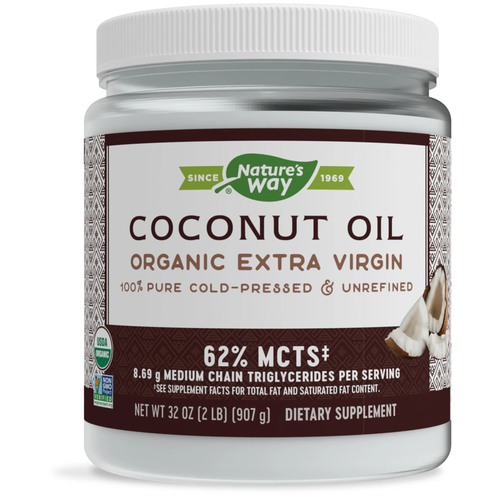 Nature's Way Organic Extra Virgin Coconut Oil - Cold-Pressed & Unrefined -- 32 oz