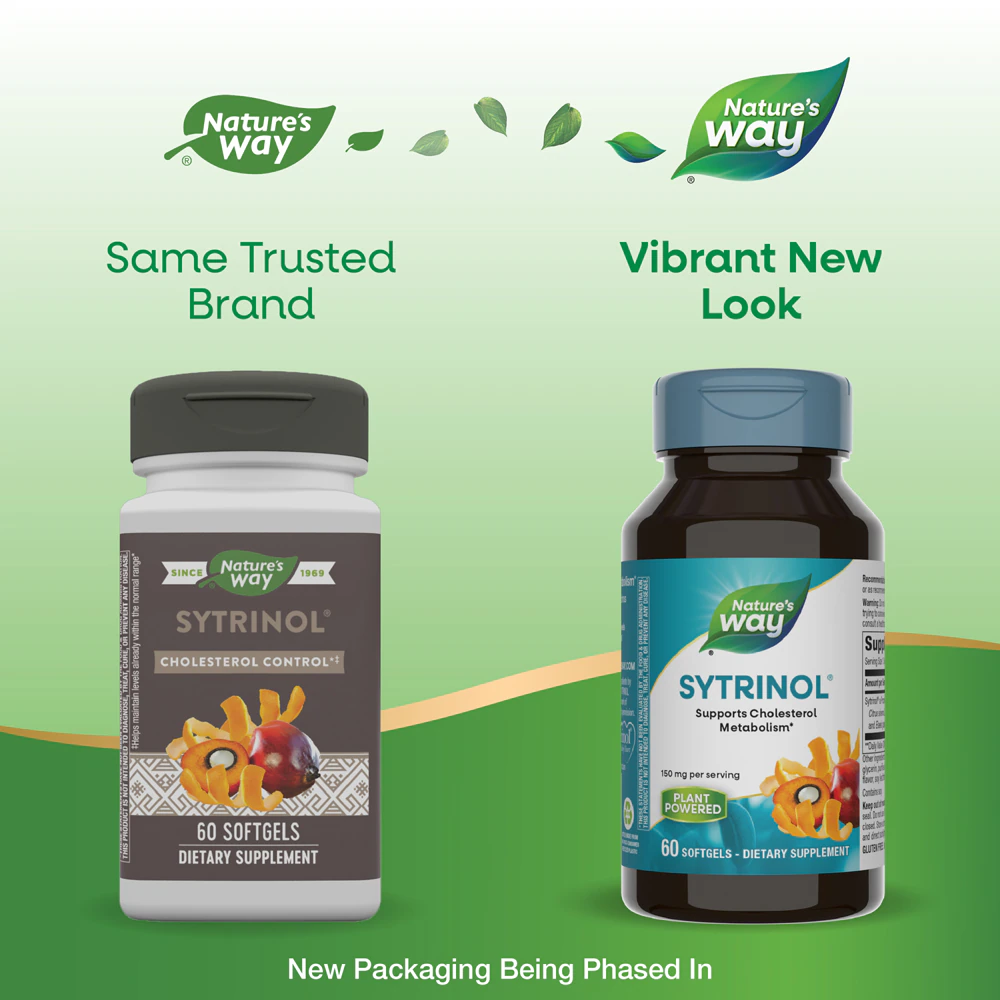 Nature's Way Sytrinol - Supports Cholesterol Metabolism - Citrus & Palm Fruit Extracts -- 60 Softgels