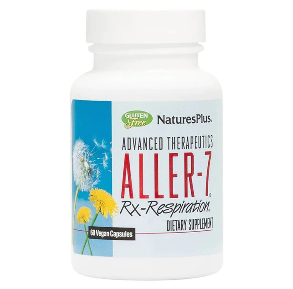 NaturesPlus Advanced Therapeutics Aller-7 Rx-Respiration -- 60 Vegan Capsules