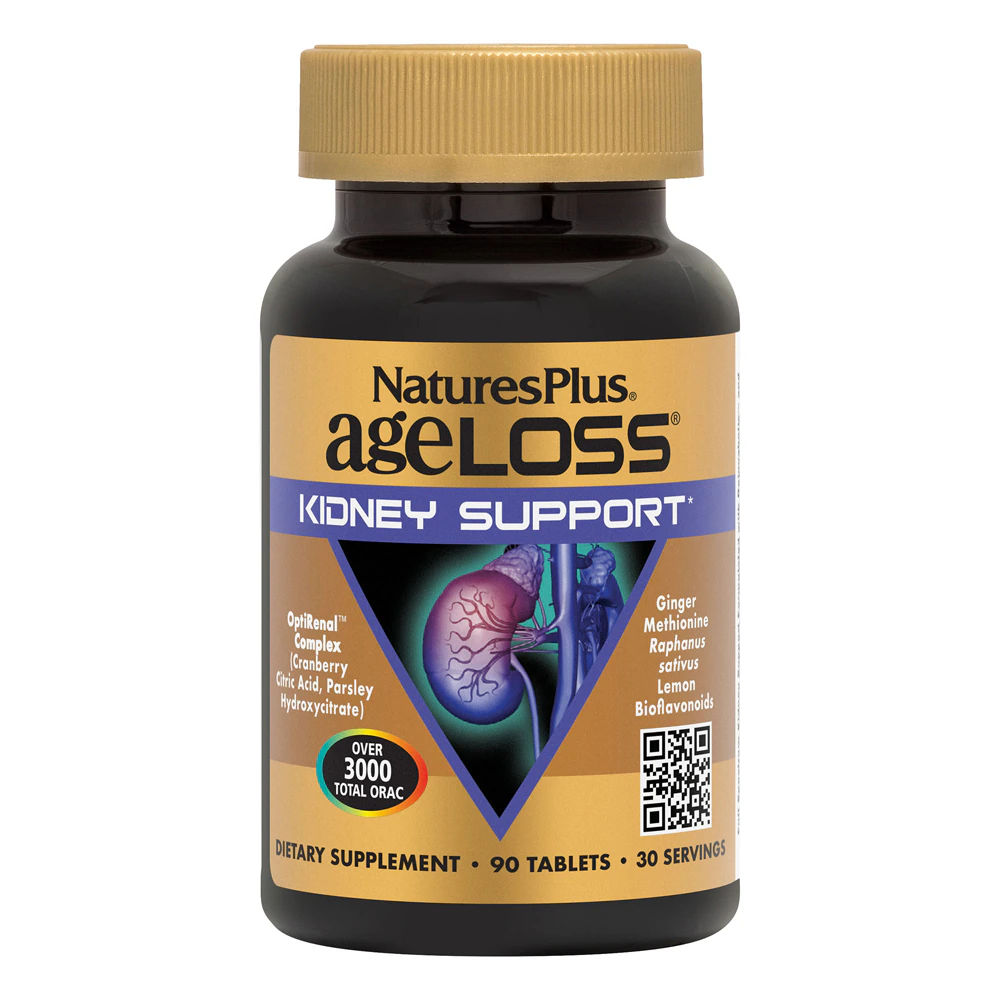 NaturesPlus AgeLoss? Kidney Support -- 90 Tablets