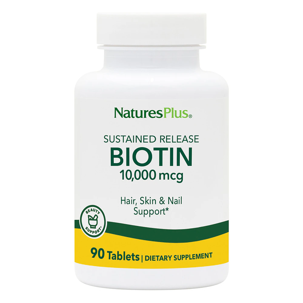 NaturesPlus Clinical Strength Biotin -- 10 mg - 90 Tablets