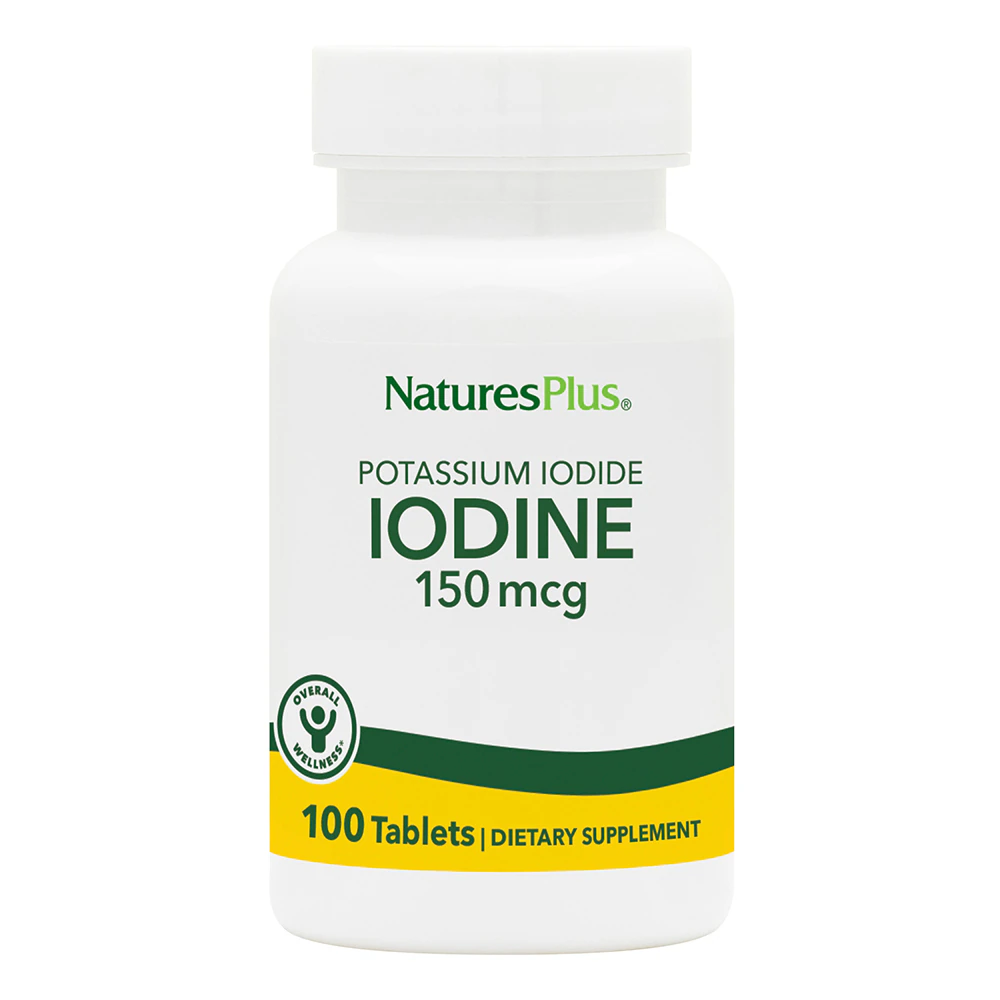 NaturesPlus Potassium Iodide -- 150 mcg - 100 Tablets