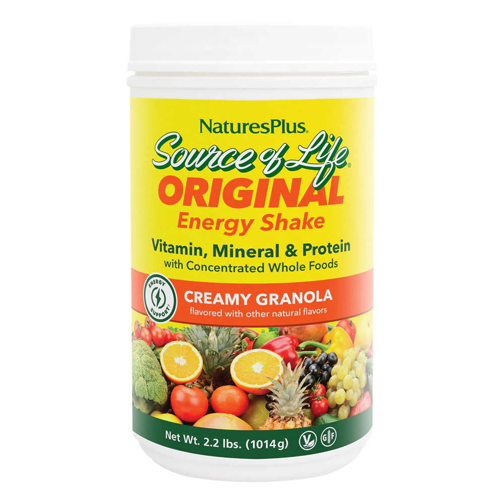 NaturesPlus Source of Life Energy Shake Creamy Granola -- 2.2 lbs