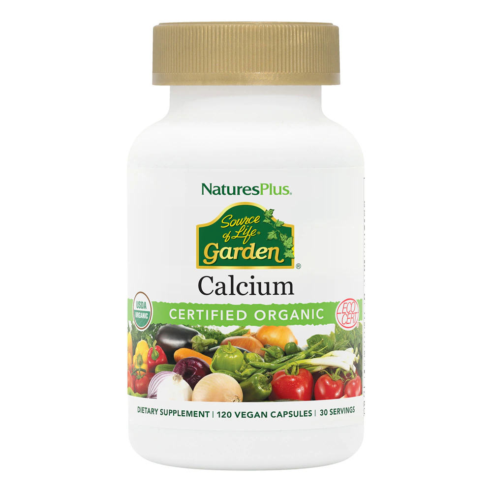 NaturesPlus Source of Life? Garden? Calcium -- 120 Vegan Capsules