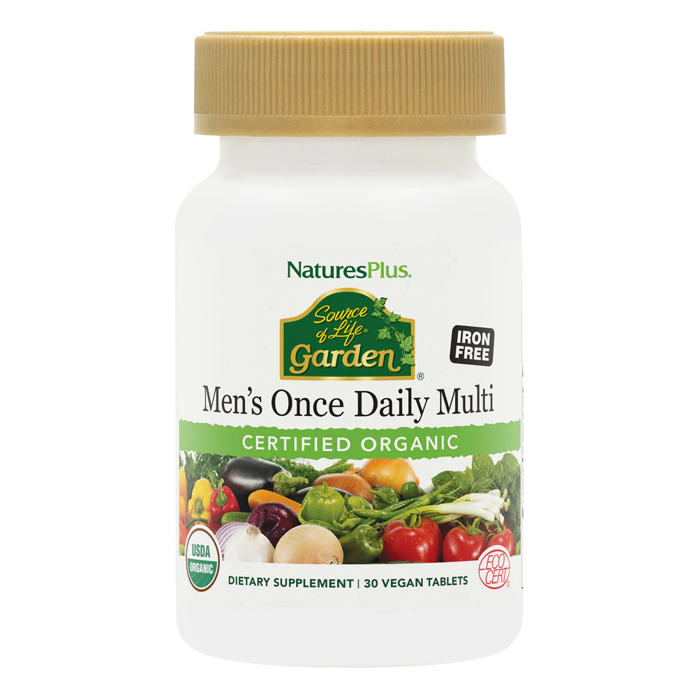 NaturesPlus Source of Life? Garden? Men's Once Daily Multi -- 30 Vegan Tablets