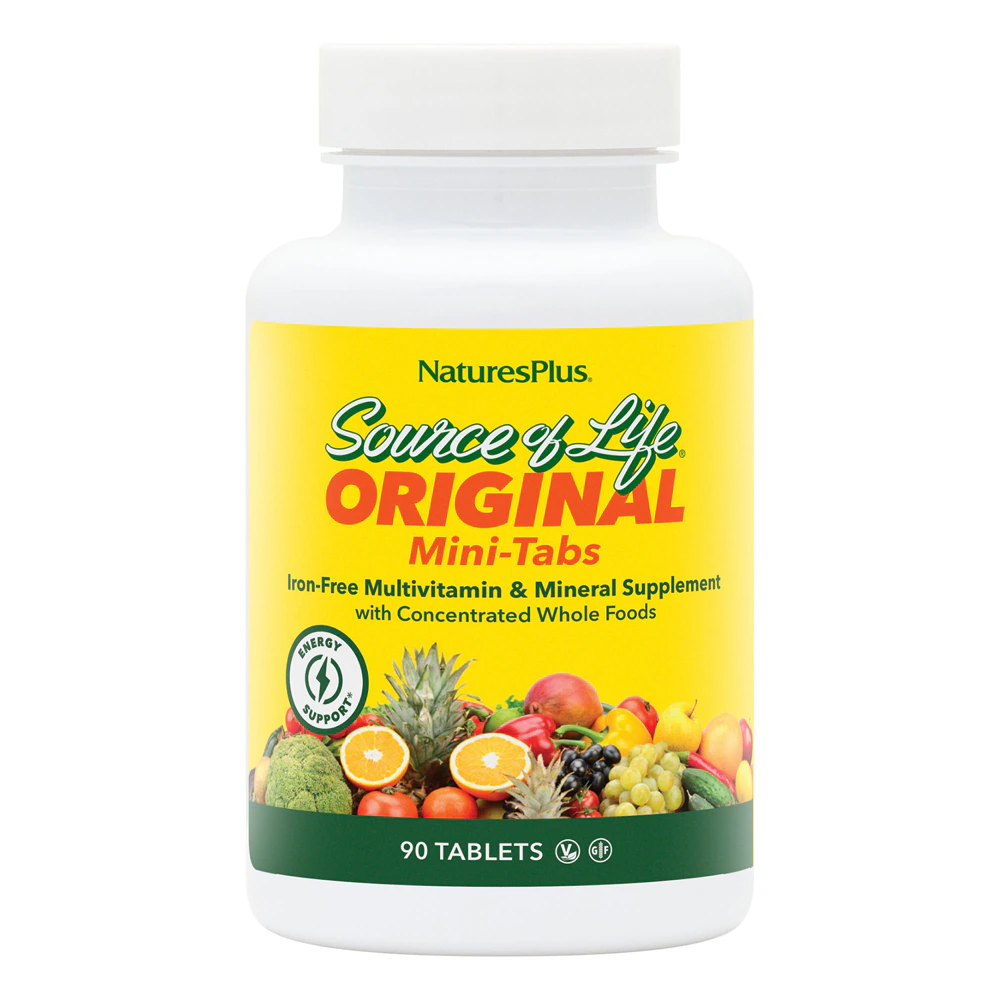 NaturesPlus Source of Life? Multi-Vitamin and Mineral Supplement No Iron -- 90 Tablets